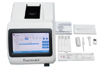 Antigen Test Kit mit FLUORECARE POCT Reader
